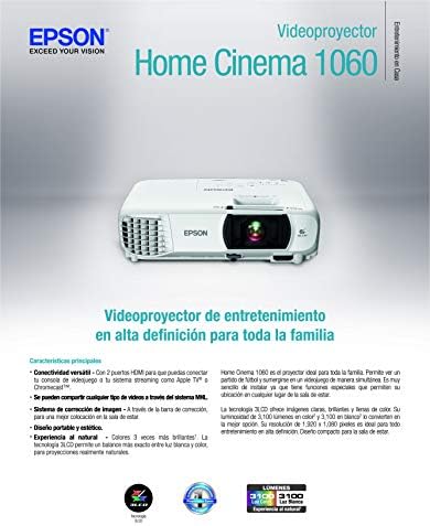 Epson Home Cinema 1060 Full HD 1080p 