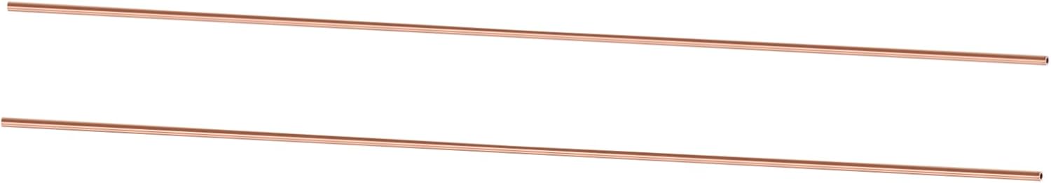 TIDTALEO 2sets Copper Tubing Od Wall Thickness Versatile Copper Rods for Crafts DIY Projects and Industrial Applications 2pcs*2