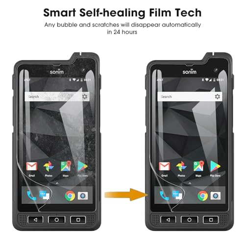 GEJEFA Screen Protector for Sonim XP8, 3 Pack Flexible TPU HD Clear Screen Protector for Sonim XP8, Anti-Scratch and Bubble Free by GEJEFA - Image 5