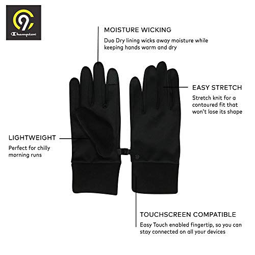 C9 Champion Luvas masculinas leves de corrida para esportes ao ar livre com tela sensível ao toque,