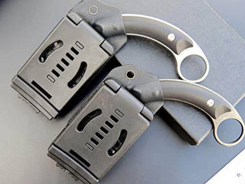 Ccanku C16901 Fixed Blade Knives D2 Steel G10 Handle Outdoor Survival Claw Knife,Camping Edc Tools, Kydex Sheaths(Black) … … #TOP6