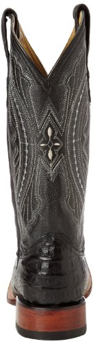 Ferrini Men's Caiman Crocodile S-Toe, Black, 10.5 D Us #TOP2