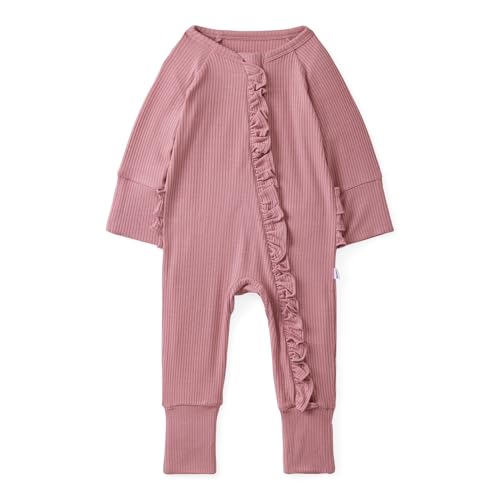 Little Sleepies Ruffle Zippy pajamas