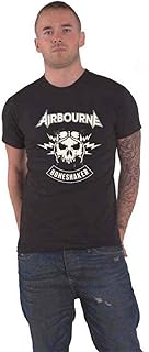 Airbourne T Shirt R 'N' R Boneshaker Band Logo New Official Mens Black