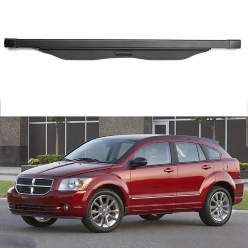 BAGLEV Auto Baule Posteriore Pacco Ripiano,Copertura del vano di carico dell'auto,per Dodge Journey Caliber JCUV 2008-2012 Mensola Cappelliera Retrattile Accessori Interni,A