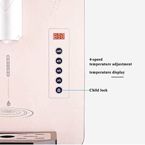 Kettles Water Boiler Wall-mounted Instant Hot Water Dispenser with Fast Boiling, Child Lock, Adjustable Thermostat for Home Kitchen and Office (Color : Gold) (Gold) (Gold)