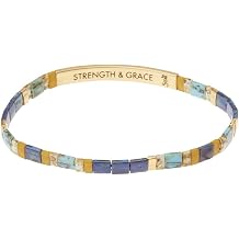 Scout Curated Wears - Good Karma Miyuki Bracelet - Strength & Grace Indigo/Gold