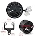MH Universal Motorcycle Speedometer Digital Gauge Cluster - Motorcycle MPH KM/H Speedometer, Tachometer, Gear Indicator, Odometer w/Blue Backlight (Fits 2/4 Cyl 4-Stroke)