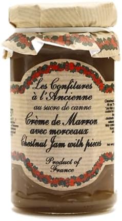 Chestnut Jam (Crème de Marrons) Andresy All natural French jam pure sugar cane 9 oz jar Confitures a l'Ancienne, One
