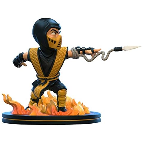 Quantum Mechanix Mortal Kombat Scorpion Q-Fig Figure Cover