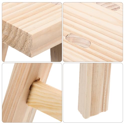 Tabouret en bois pour changer de chaussures dans l entree - 5
