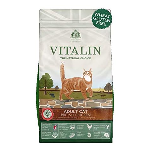 Vitalin The Natural Choice Complete Dry Adult Cat Food British Chicken, 1.5 kg Cover