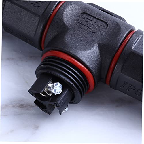 Angoily Conector De Cabo Caixa De Junção Ao Ar Livre Conector De Cabo Ip68 Conector De Fio De 3 Vias