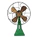 Garneck Ventilatore da Tavolo Vintage in Miniatura American retrò Ventilatore da Viaggio in Ferro Davanti a Ferro Davanti a Ventola del Desktop del Ventilatore Elettrico Figurine Popolari