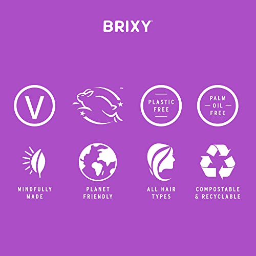 Brixy Conditioner Bar For Hydration & Softness, All Hair Types, Ph Balanced & Safe For Color Treated Hair, Sustainable, Vegan, Plastic Free (Pack Of 2, 4Oz Bars) #TOP3