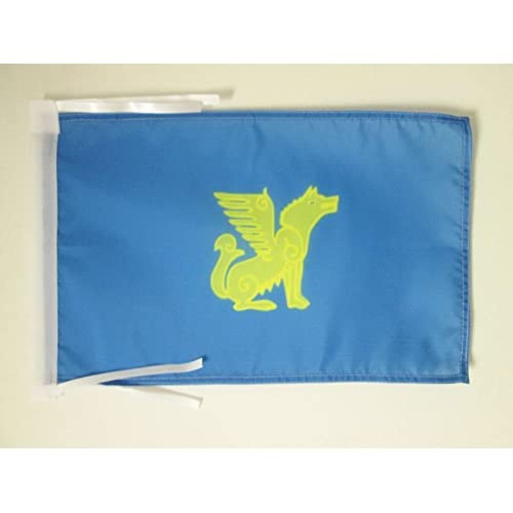 Iran Old Persia Flag 18'' x 12'' cords - Persian SMALL flags 30 x 45cm - Banner 18x12 in - AZ FLAG — view 785