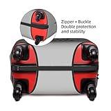 YIJIUWKIS Personalised Suitcase Cover with Your Photo Text Name Logo Custom Luggage Cover Protector for 18-32 Inch Luggage Double Sided Design Business School Travel Gifts for Women Men - Image 6