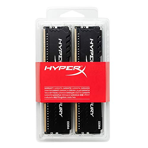 Image of HyperX Fury 64GB 3466MHz DDR4 CL16 DIMM (Kit of 4) Black XMP Desktop Memory HX434C16FB3K4 /64