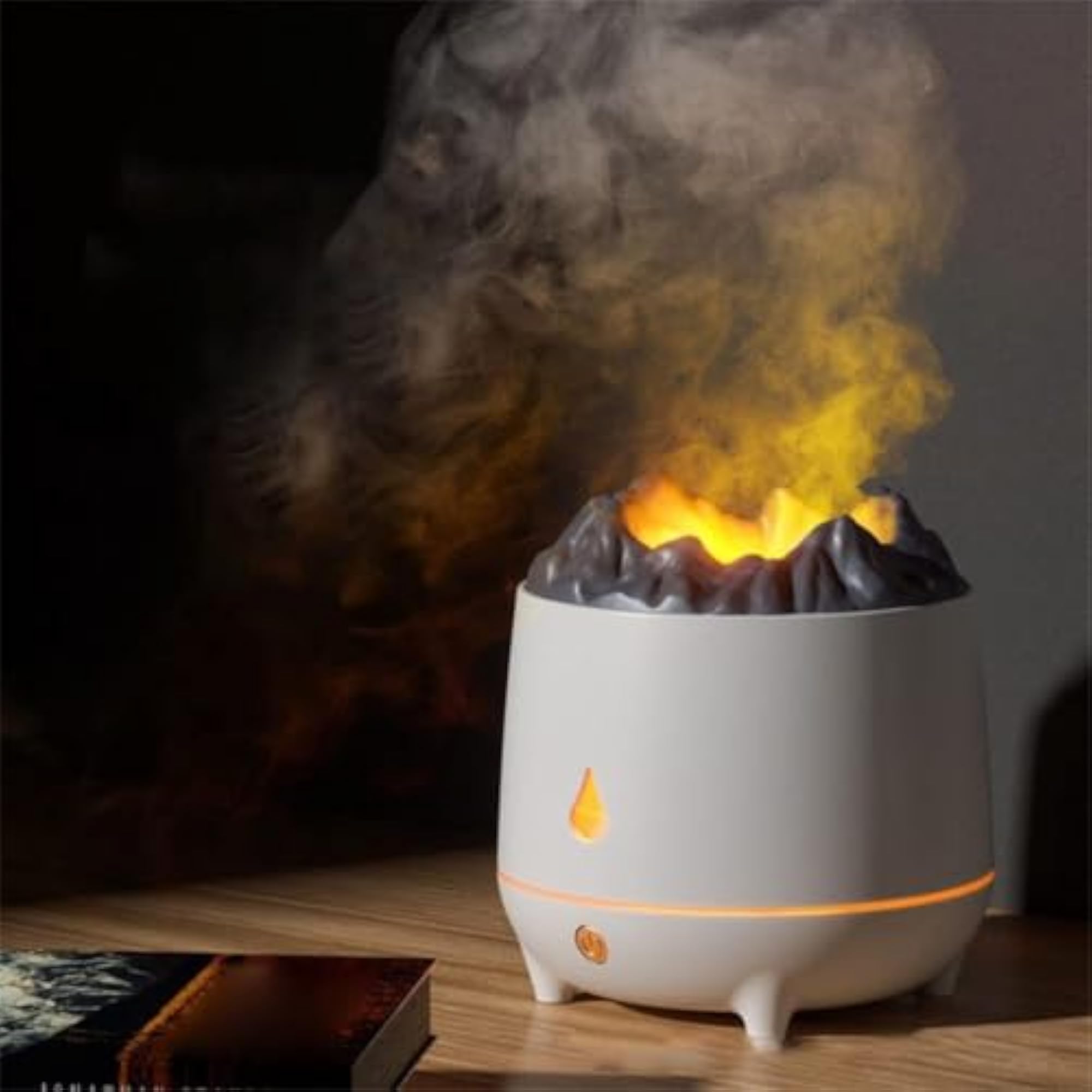 Simulated Volcano Aromatherapy Diffuser & Flame Humidifier