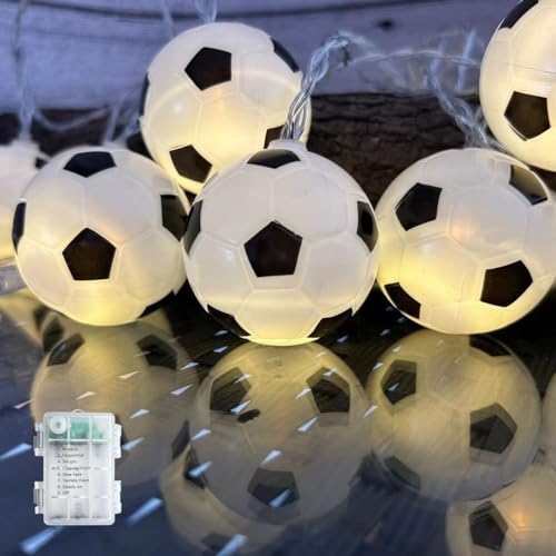 YEAMAR Soccer String Lights, 14ft 20 LED Ball Indoor