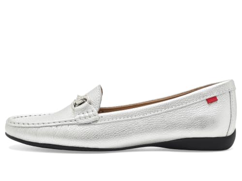 Image of Women's Genuine Leather Slip on Buckle Loafer