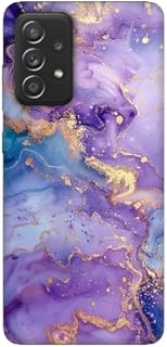 جراب موبايل كيو اتش سيليكون مطبوع متوافق مع سامسونج A33 شبكة الجيل الخامس 5G