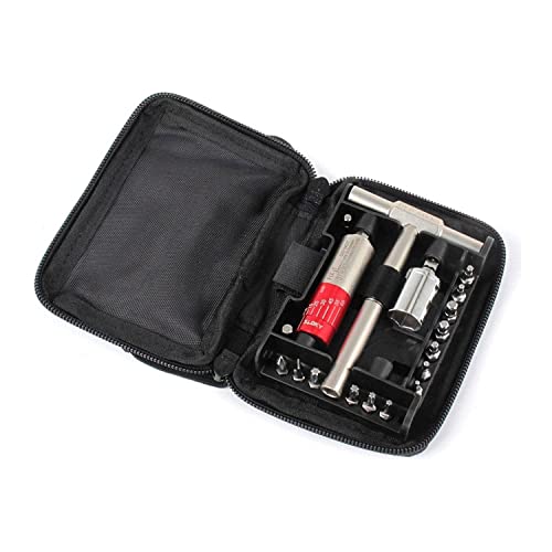 Fix It Sticks 15-65 Inch Lbs All-In-One Torque Driver Kit With Locking Ratcheting T-Way Wrench (Fismutk+Fiis-Tway-Lock) #TOP1