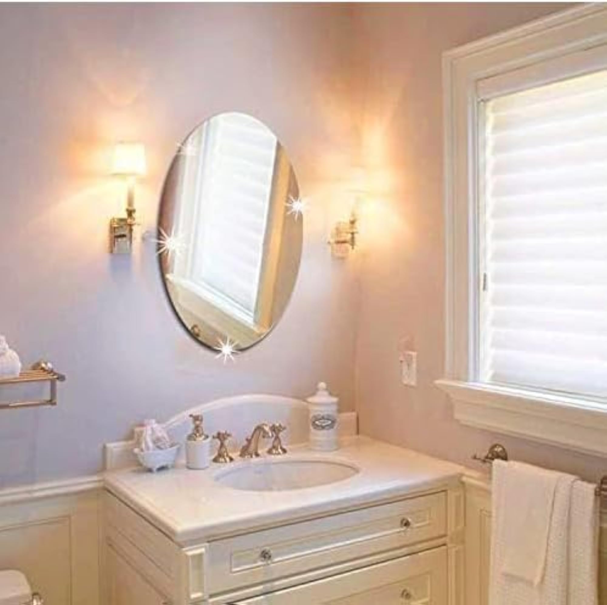 Adhesive Mirror Sticker for Wall Decor