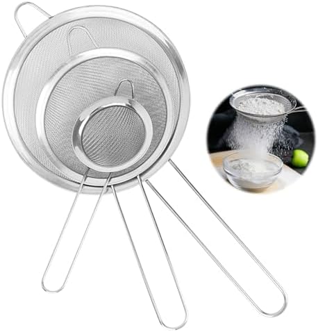 Colino a rete fitta in acciaio inox 16 cm