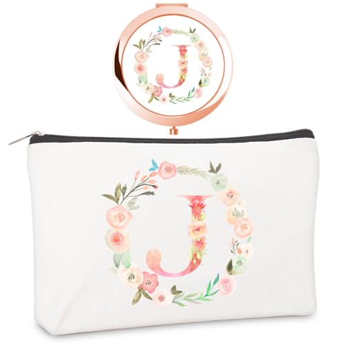 Rose Gold Monogram Mirror Bag