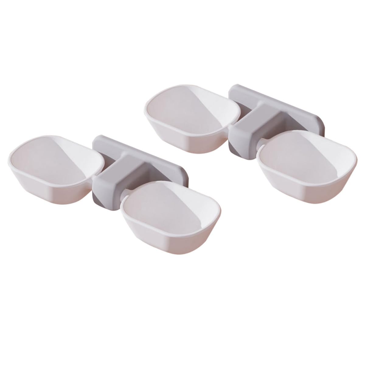 Distributeurs nourriture chats muraux protection cou gamelles plastique intérieur