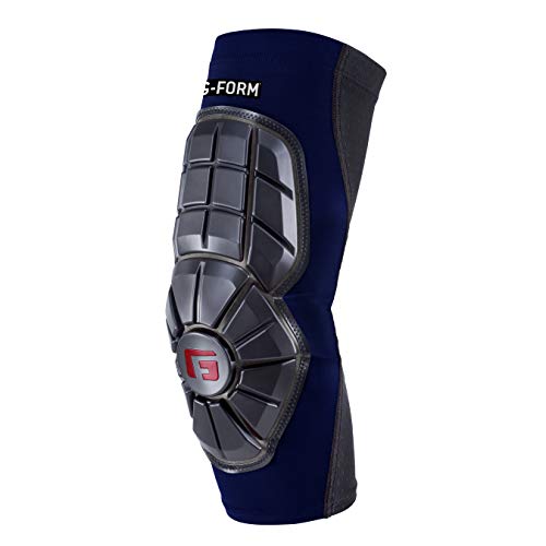 G-Form Pro Extended Elbow Guard, Navy Blue/Black, Adult Medium
