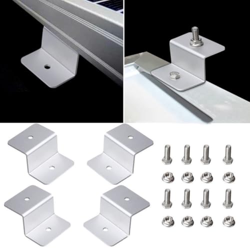 Soportes de montaje Z para paneles solares accesorios de aluminio de autocaravanas 5