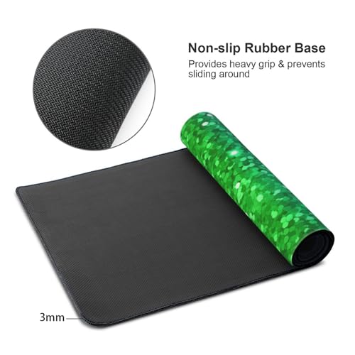 Tapis de souris grand format avec base en caoutchouc premium 40x90