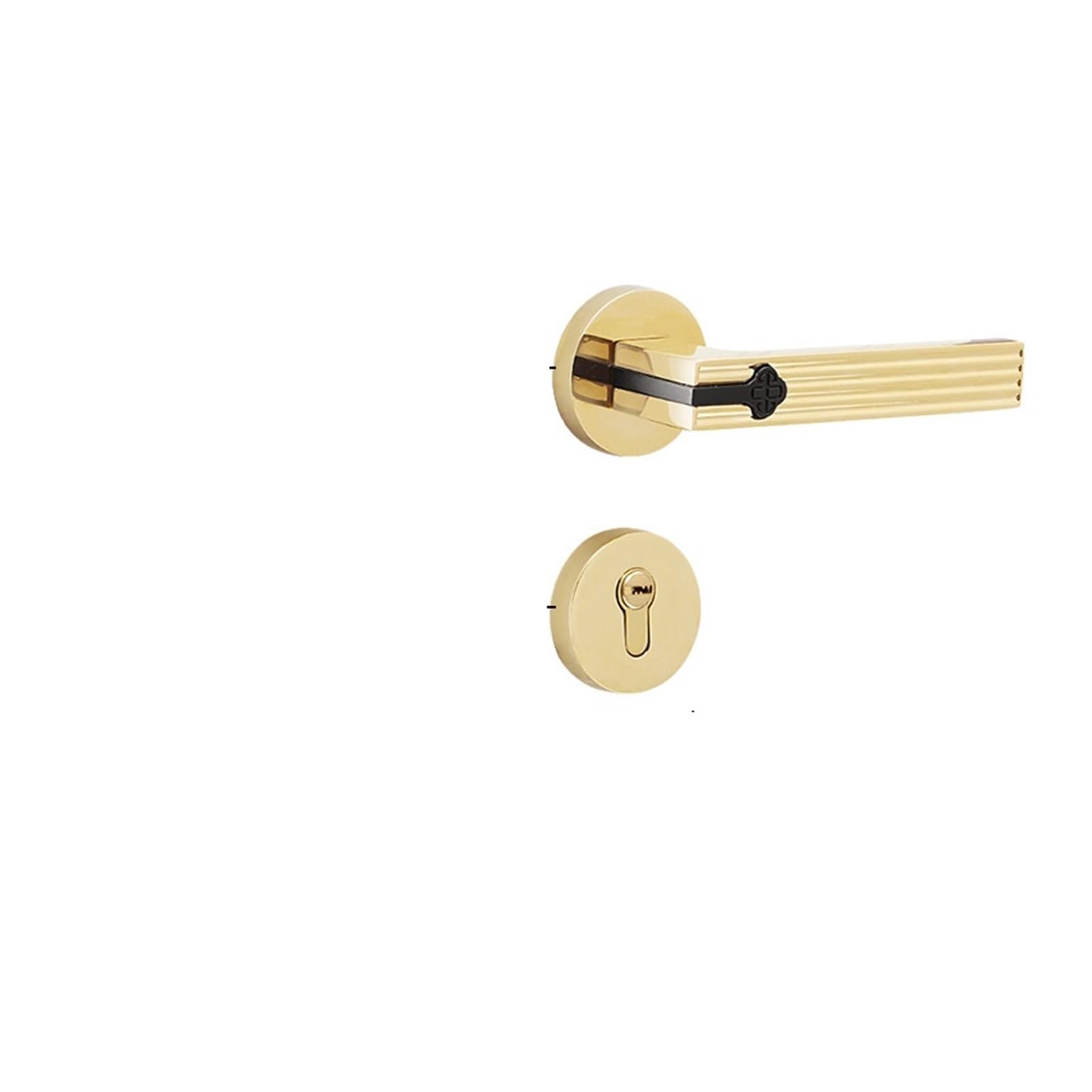 Kfvmvtdw One Color Zinc Alloy Light Luxury Magnetic Silent Mechanical Split Lock Bedroom