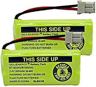 GEILIENERGY 2.4V 300mAh Battery Compatible with AT&T BT162342 BT-162342 BT166342 BT-166342 BT266342 BT-266342