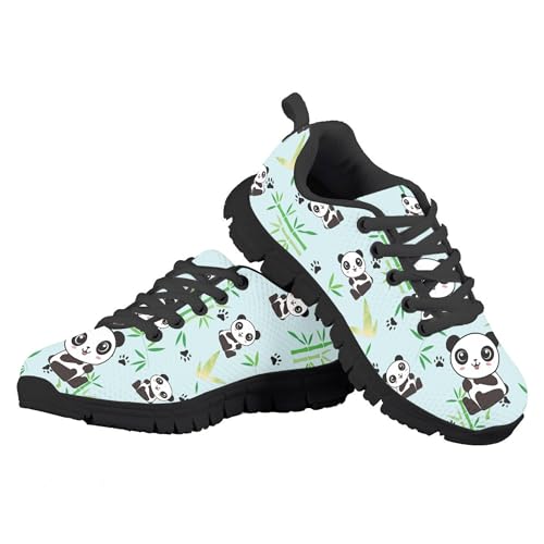 Micoklinlin Sneakers for Boys Girls Cute School Walking Shoes Anti-Slip Lace-up Jogging Shoes Outdoor Footwear for Kids2