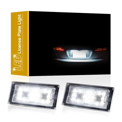Lámpara matrícula LED para solucionar luz amarilla en Serie 7 E65 E66 2