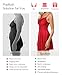 Popilush Red Dresses for Women Club Birthday Shapewear Tummy Control Cute A-Line Mini Party Dress Cocktail Night Out Outfit Spaghetti Strap