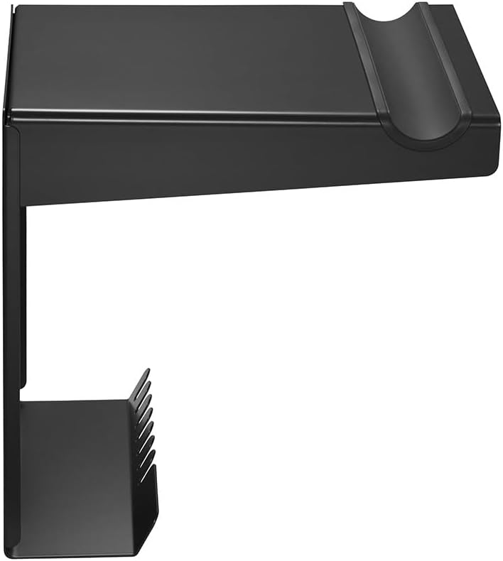 Monoprice On-Wall Bike Storage and Display Rack Mount System with Open Shelf and Gear Hooks, Compact and Sturdy Design, Supports Bikes Up to 33lbs.