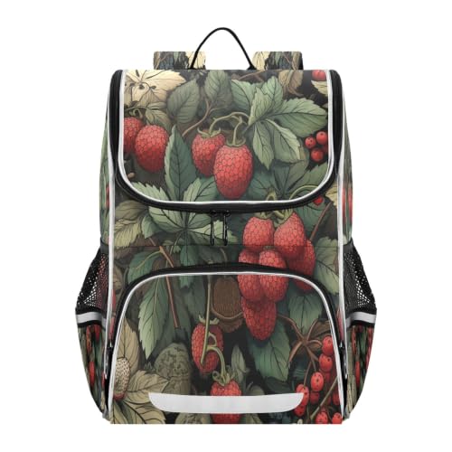 Sac à dos scolaire Fruit Rouge Baie pour ranger toutes les affaires de classe