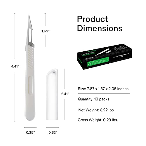 Vivosun #11 High-Carbon Steel Blades For Cutting Plants And Propagation #TOP1