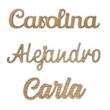 A&A Vita 5 Marcasitios de Madera Personalizados - Precio Ajustado por Cantidad - Con Imán – Nombres Cortados a Láser para Bodas, Comuniones, Bautizos – Recuerdos para Invitados