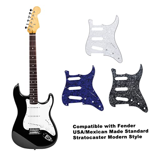 Pickguard chargé pré-pressé, pickguard de guitare Strat à 11 trous compatible avec Fender USA/Mexican Made Stratocaster… - Les Beatles, Paul McCartney, John Lennon, RIngo Starr, George Harrison Pickguard chargé pré-pressé, pickguard de guitare Strat à 11 trous compatible avec Fender USA/Mexican Made Stratocaster… – Image 6