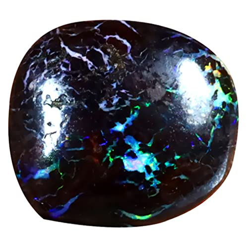 Opale naturelle d'Australie 2.85 ct, cadeau d'anniversaire mémorable en forme libre