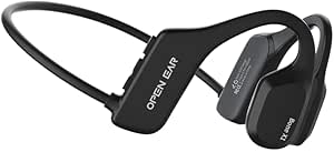 Open Ear Wireless Sports Headphones with Built-in Microphone, Free Ears, CE Standards, Latest Version Bluetooth 5.3, IPX5 Waterproof, Rainproof and Splash-Proof