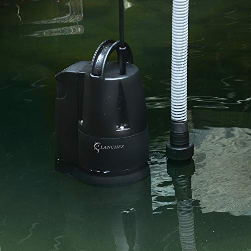 Lanchez 1/2 Hp Submersible Water Sump Pump With Built-In Float Switch For Clean Water Draining Transfer, 25Ft Power Cord #TOP3