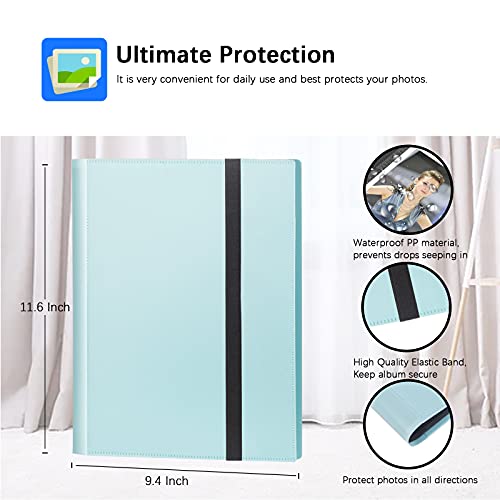 432 Pockets Photo Album For Fujifilm Instax Mini Camera, Polaroid Camera, For Fujifilm Instax Mini 11 12 9 40 Evo Liplay 8 7+ Instant Camera, Photo Album For Polaroid Kodak Hp Zink 2X3" Photo (Blue) #TOP3