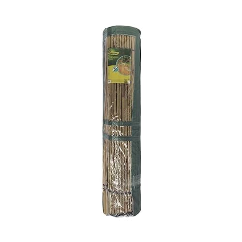 Miniatura 5 de Nortene Cañizo Entero Barnizado Bambooflex 1.5x3 M Bambú Natural Con Alambre Galvanizado Ocultación Y Decoración Para Jardín Y Terraza