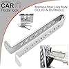 Car Pedal Locks for Vans, Car Brake Clutch Lock Adjustable 9 Holes Anti-Theft Car Security Device Stainless Steel Car Locks for My Car Security Locking Device for Car Van Truck with 3 Keys #4